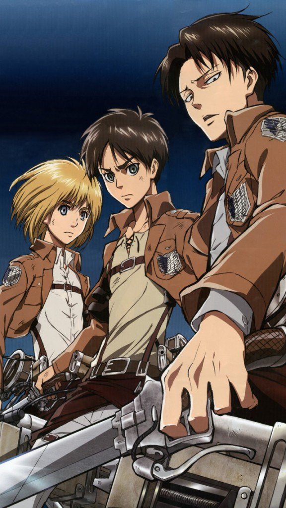 Shingeki no Kyojin (Attack on Titan) iPhone 5 and Android wallpapers