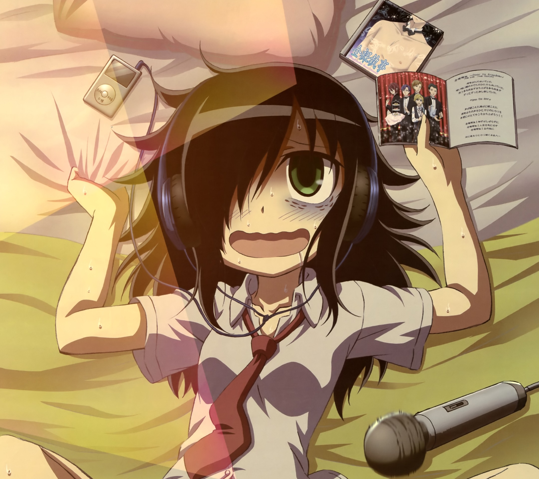 WataMote.Tomoko Kuroki Android wallpaper.2160x1920