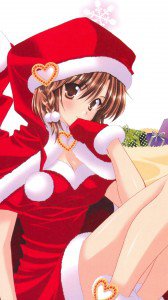Christmas anime.Girls Bravo Magic THL W300 wallpaper.1080x1920