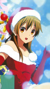 Christmas anime.Samsung Galaxy Note 3 wallpaper.1080x1920
