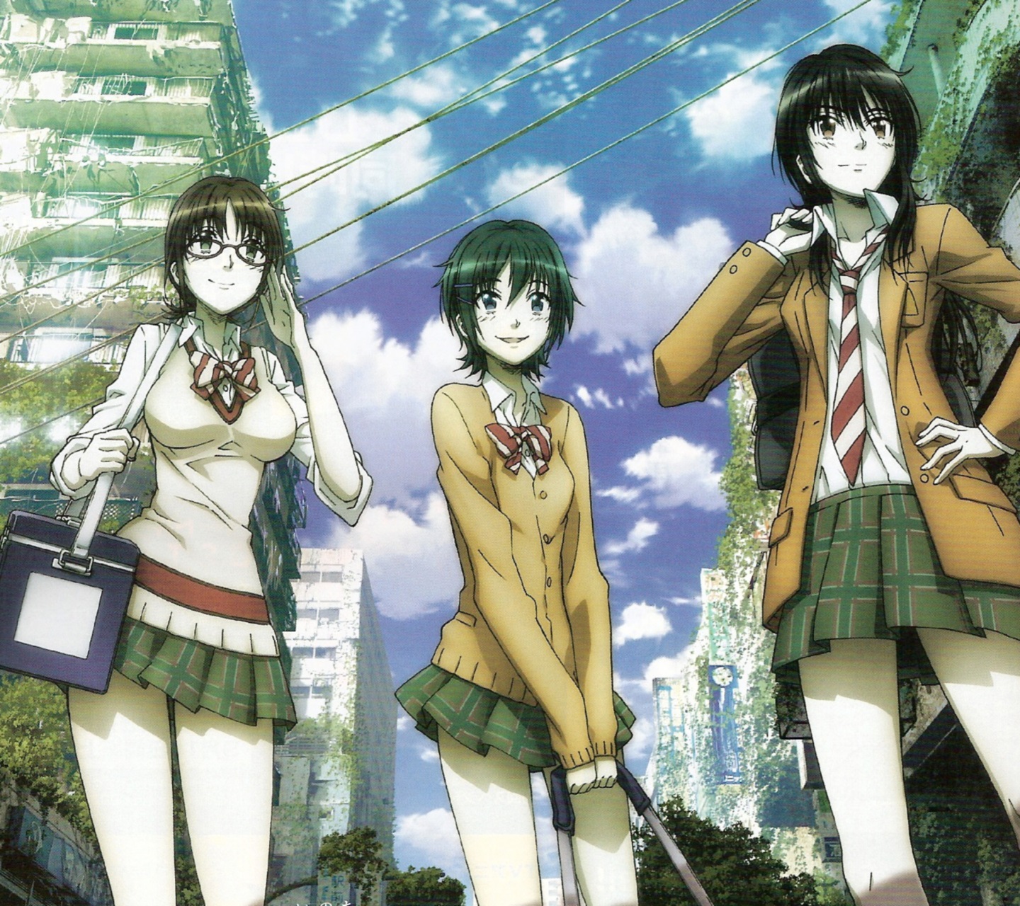 Coppelion.Ibara Naruse Android wallpaper.Aoi Fukasaku.Taeko Nomura.1440x1280