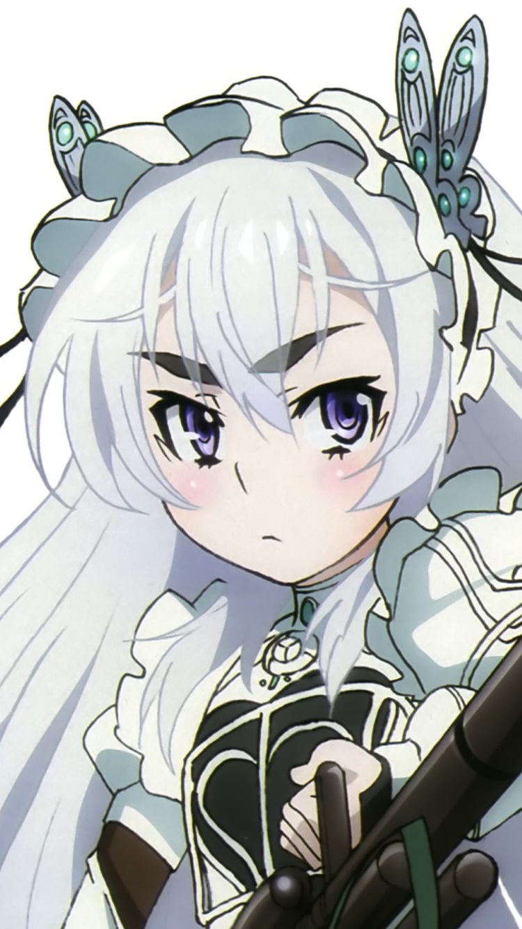 Hitsugi no Chaika.Chaika Trabant iPhone 6 wallpaper.750x1334