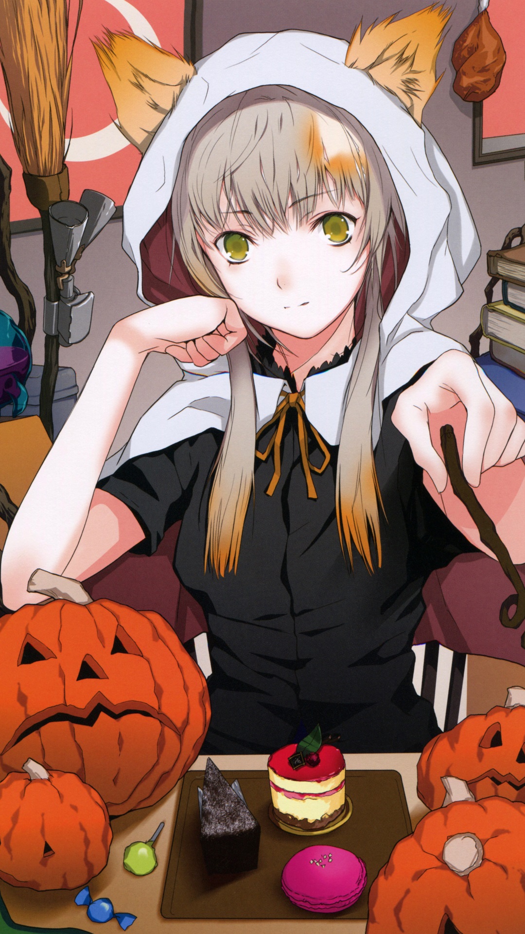 Halloween 14 Anime Iphone 6 Plus Wallpaper 1080 19 Kawaii Mobile