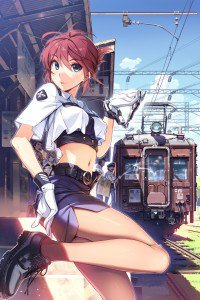 Rail Wars Aoi Sakurai.iPod 4 wallpaper 640x960