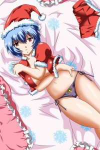 Christmas 2015 anime Evangelion.iPod 4 wallpaper 640x960