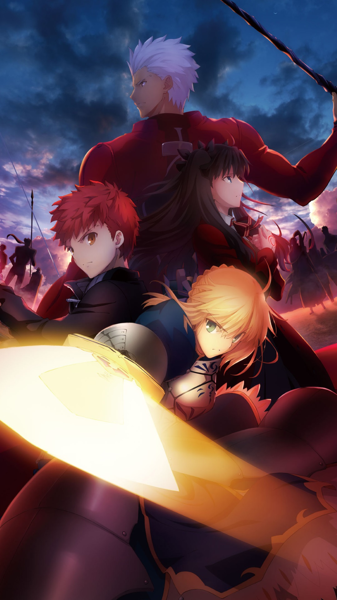 Fate Stay Night Unlimited Blade Works 1080×1920 Kawaii Mobile 4045