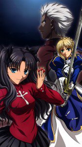 Fate Stay Night Unlimited Blade Works Rin Tohsaka Saber Archer 1080x1920