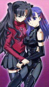 Fate Stay Night Unlimited Blade Works Rin Tohsaka Sakura Matou.HTC One wallpaper 1080x1920