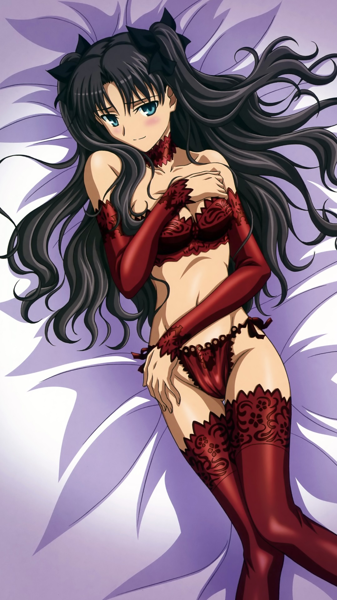 Fate Stay Night Unlimited Blade Works Rin Tohsaka Lenovo K Wallpaper Kawaii Mobile