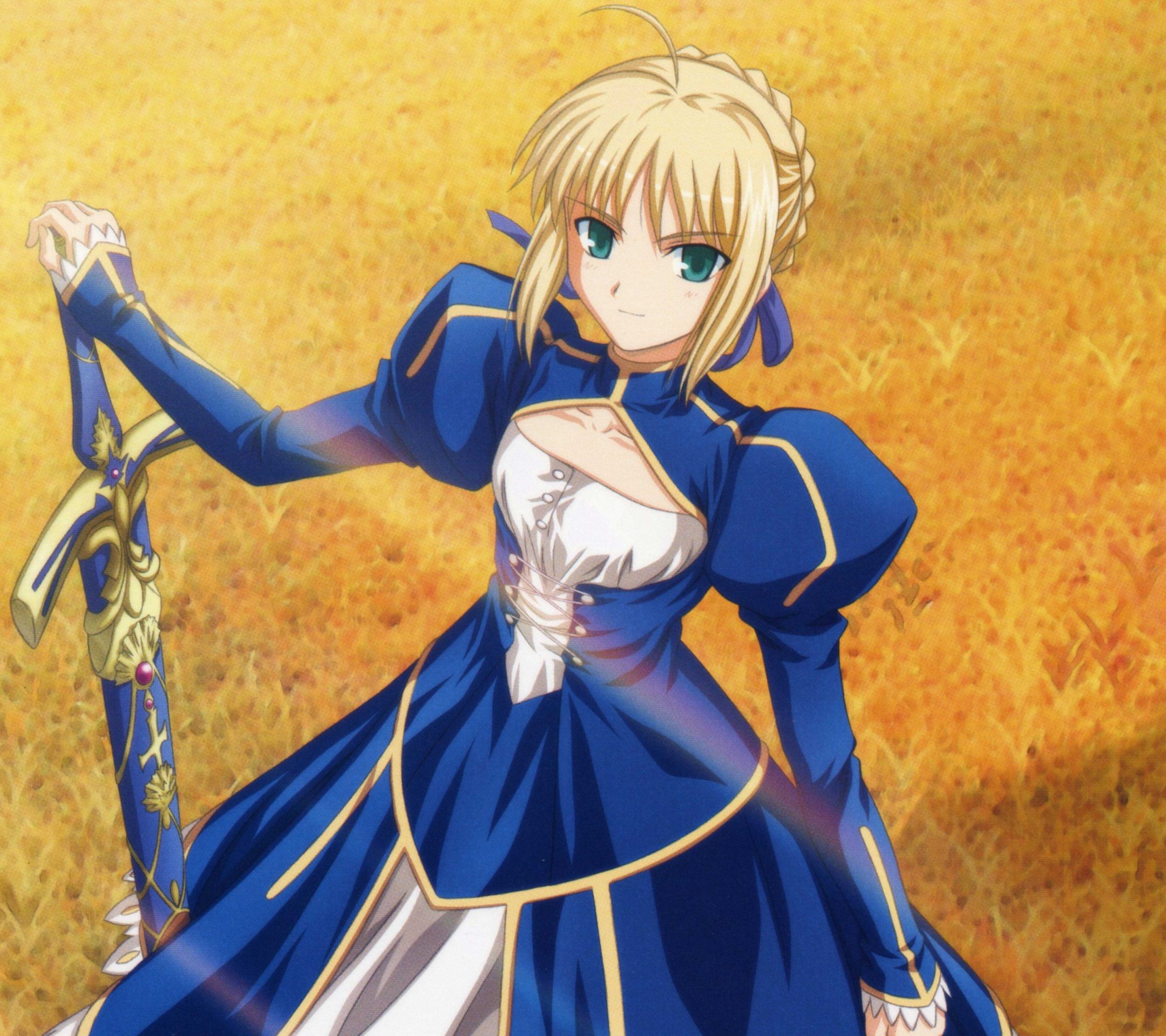 Fate Stay Night Unlimited Blade Works Saber Android Wallpaper 2160 19 Kawaii Mobile