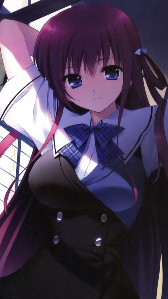 Grisaia no Kajitsu Amane Suou.iPhone 5 wallpaper 640×1136 – Kawaii Mobile