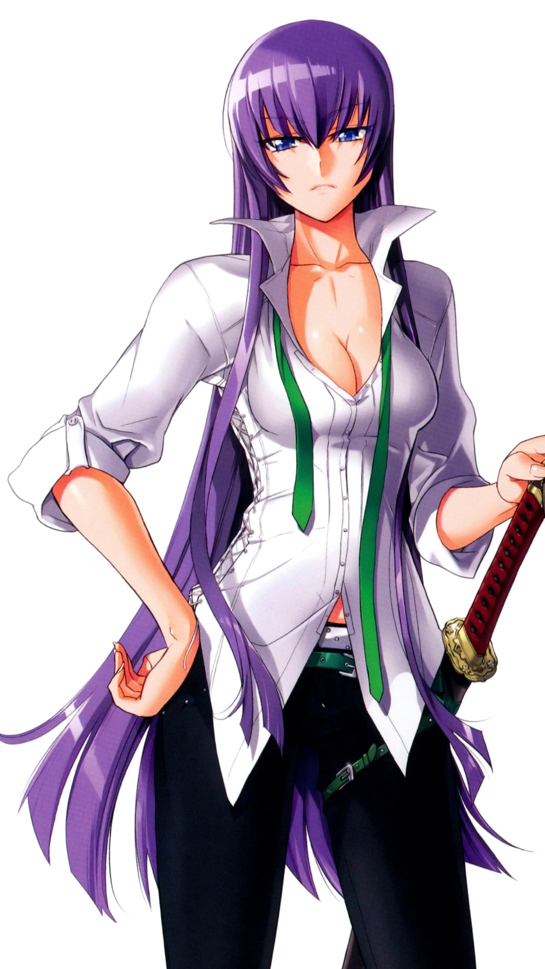 Highschool Of The Dead Saeko Busujimamagic Thl W300 Wallpaper 1080x1920 8065