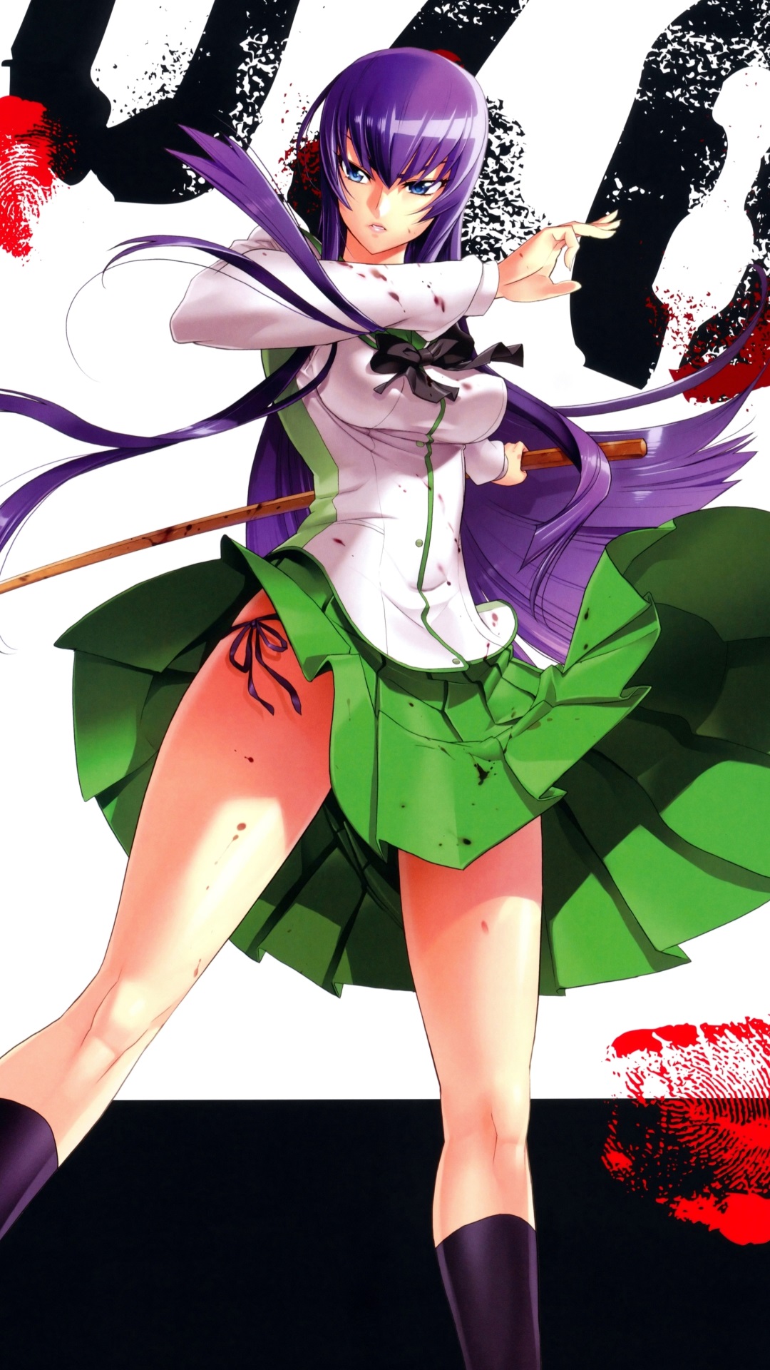 Highschool Of The Dead Android And Iphone5 And Iphone6 Wallpapers