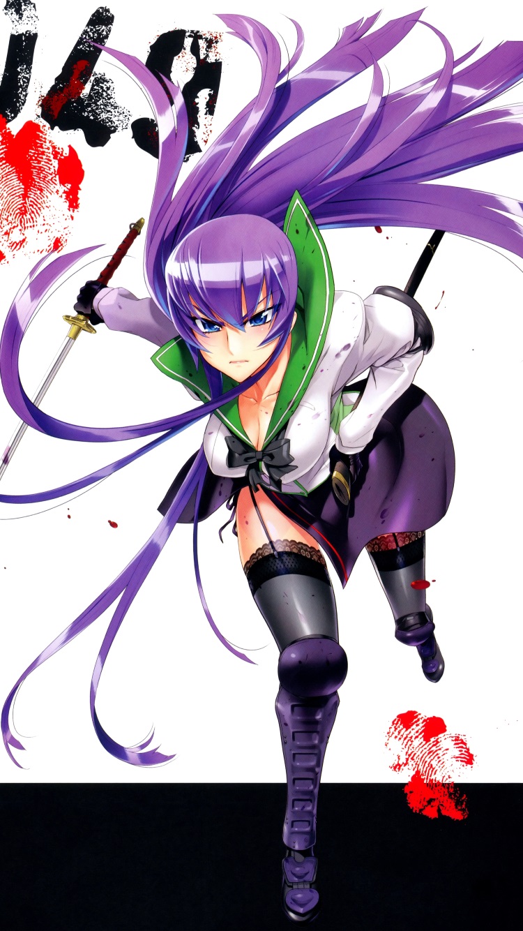 Highschool Of The Dead Android And Iphone5 And Iphone6 Wallpapers