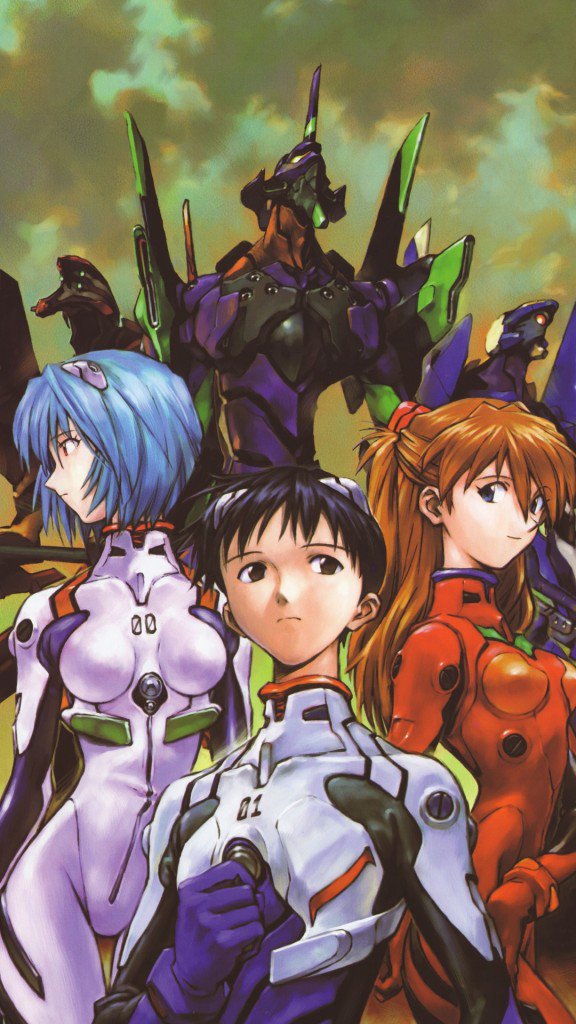 Neon Genesis Evangelion Asuka Langley Soryu Rei Ayanami Shinji Ikari Kawaii Mobile