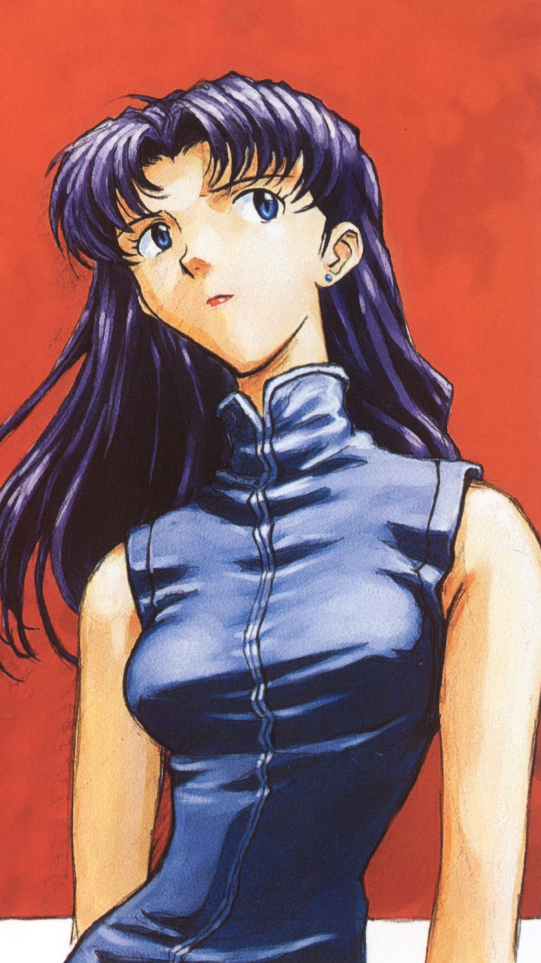 Neon Genesis Evangelion Misato Katsuragi Iphone 6 Plus Wallpaper 1080 19 Kawaii Mobile