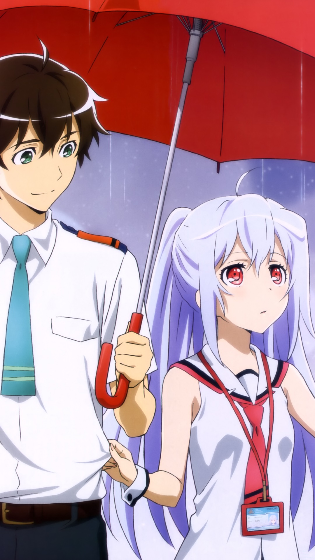 IslaxTsukasa Plastic Memories Wallpaper by BonillaDesigner on