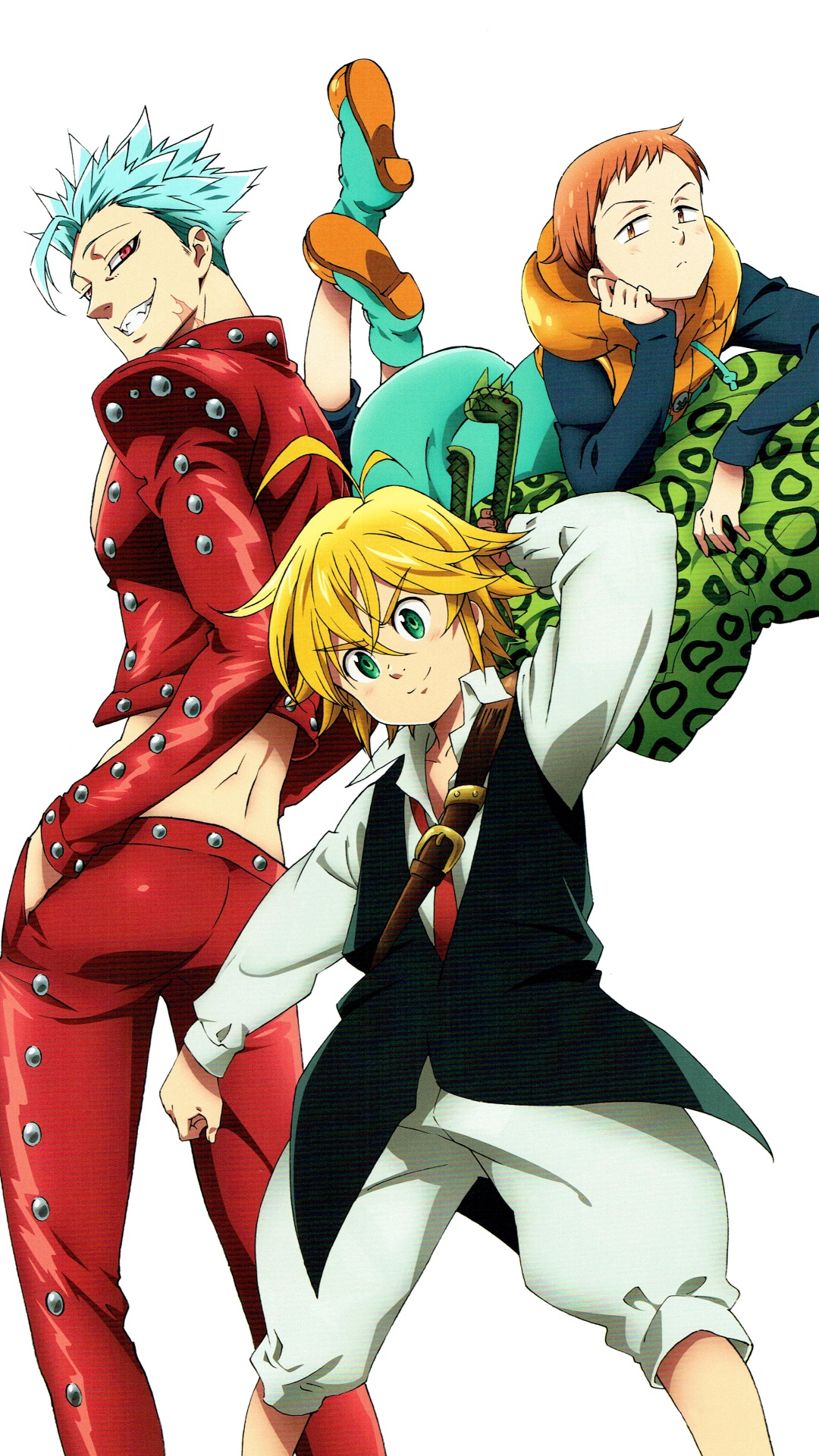 Seven Deadly Sins Meliodas Ban King.iPhone 6 Plus wallpaper 1080x1920