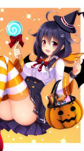 Halloween anime 2015.Lenovo K900 wallpaper 1080x1920