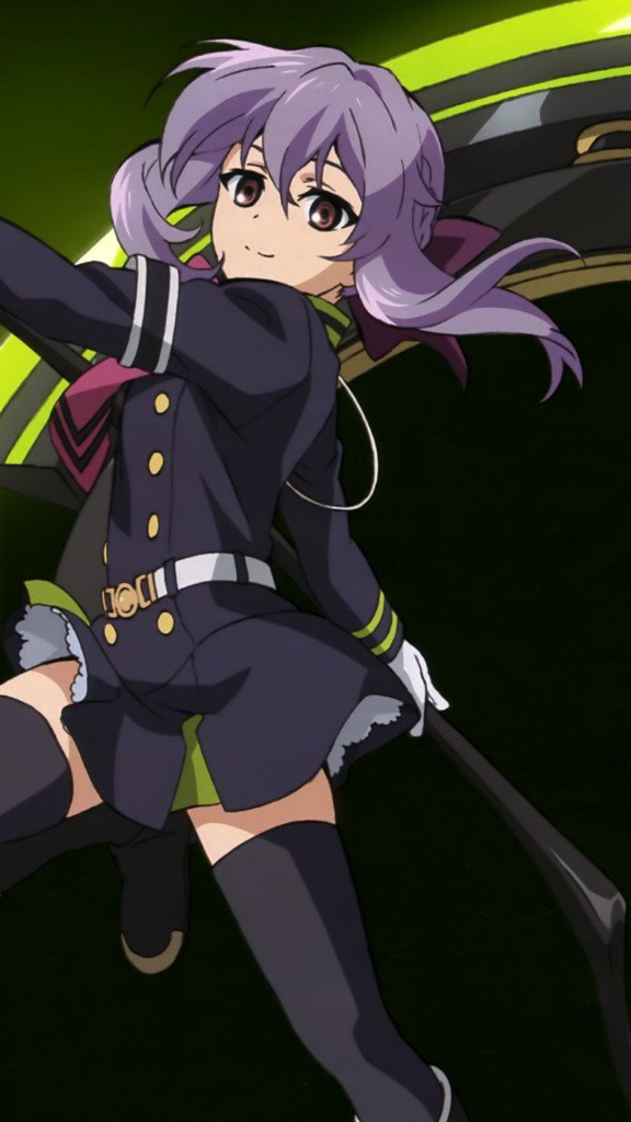 Shinoa Hiragi X Phone Wallpaper