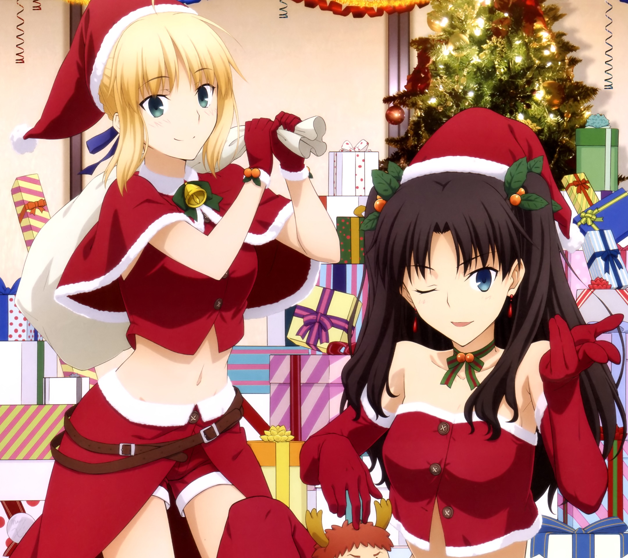 Christmas 16 Fate Stay Night Android Wallpaper 2160 19 Kawaii Mobile