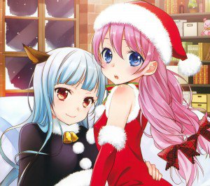 Christmas 2016 anime.Android wallpaper 2160x1920
