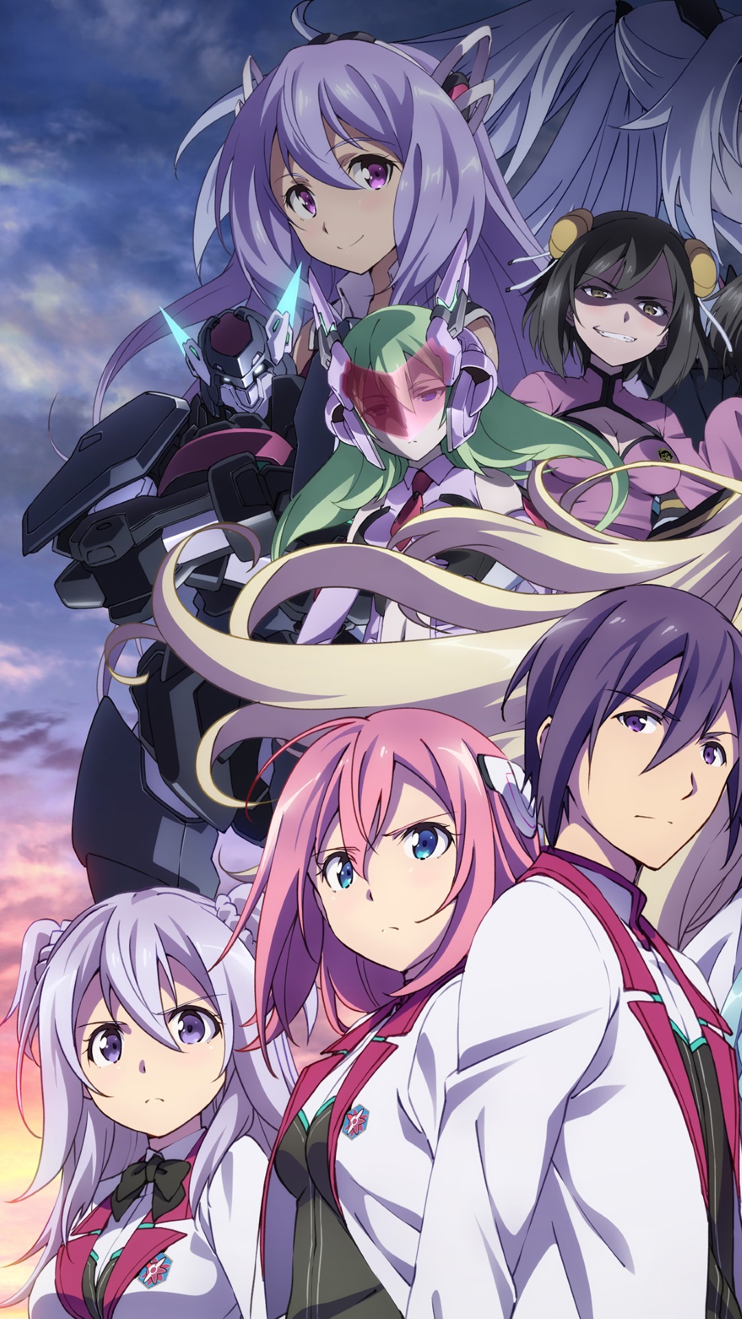 Anime Gakusen Toshi Asterisk HD Papel De Parede  Papel de parede anime,  Wallpaper, Papeis de parede