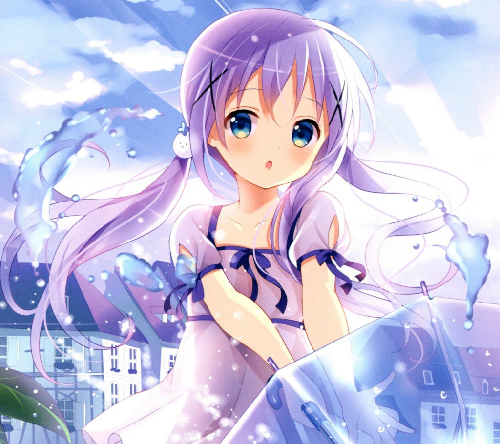 Gochumon wa Usagi Desu ka Chino Kafu.Android wallpaper 2160×1920 ...