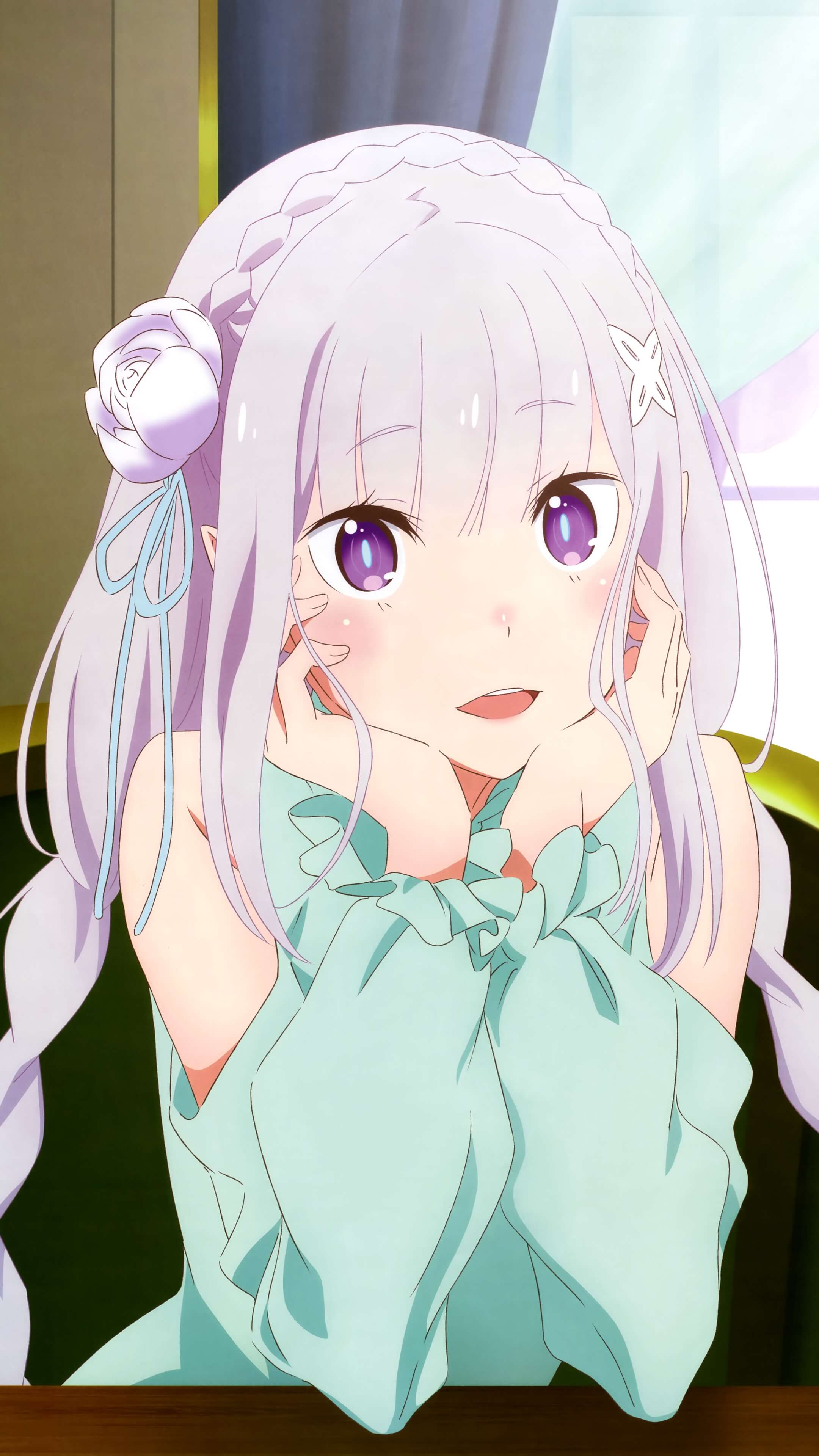 Emilia, Mobile Wallpaper - Zerochan Anime Image Board