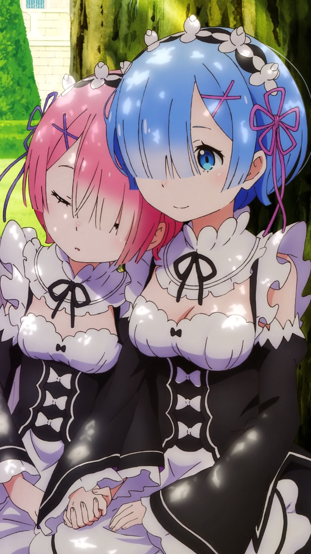 Re Zero Rem Ram Iphone Plus Wallpaper Kawaii Mobile