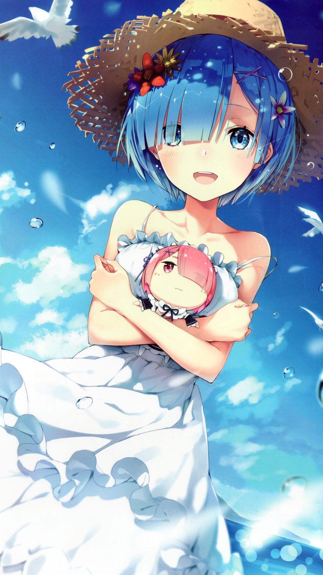 Re Zero Rem.Samsung Galaxy Note 3 wallpaper 1080×1920 ...