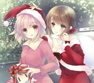 Christmas anime 2017.Android wallpaper 2160x1920