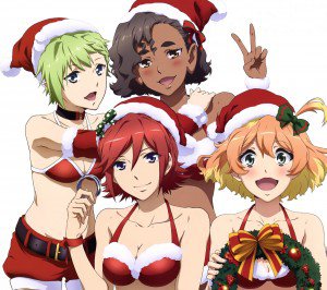 Christmas anime 2017.Android wallpaper 2160x1920