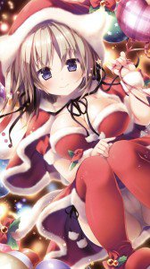 Christmas anime 2017.HTC One wallpaper 1080x1920