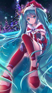 Christmas anime 2017.Samsung Galaxy Note 3 wallpaper 1080x1920