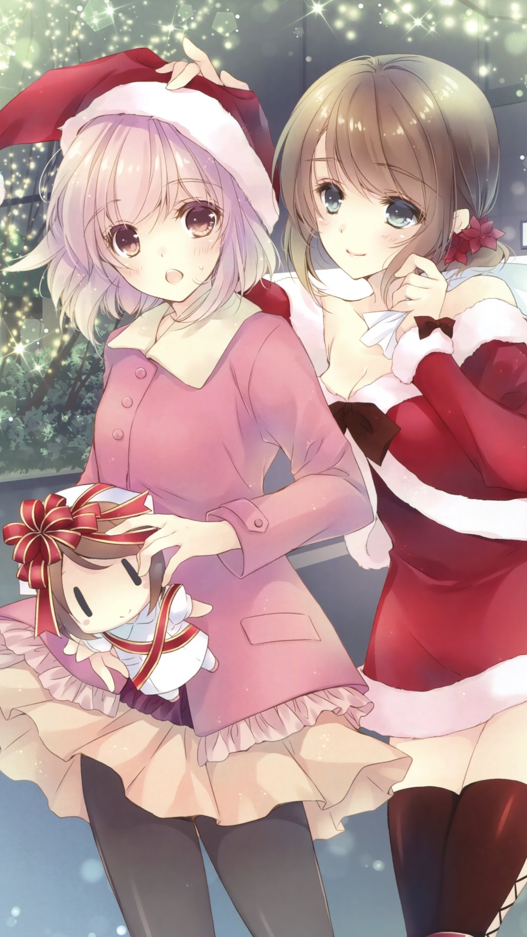Christmas anime 2017.iPhone 7 Plus wallpaper 1080×1920 ...