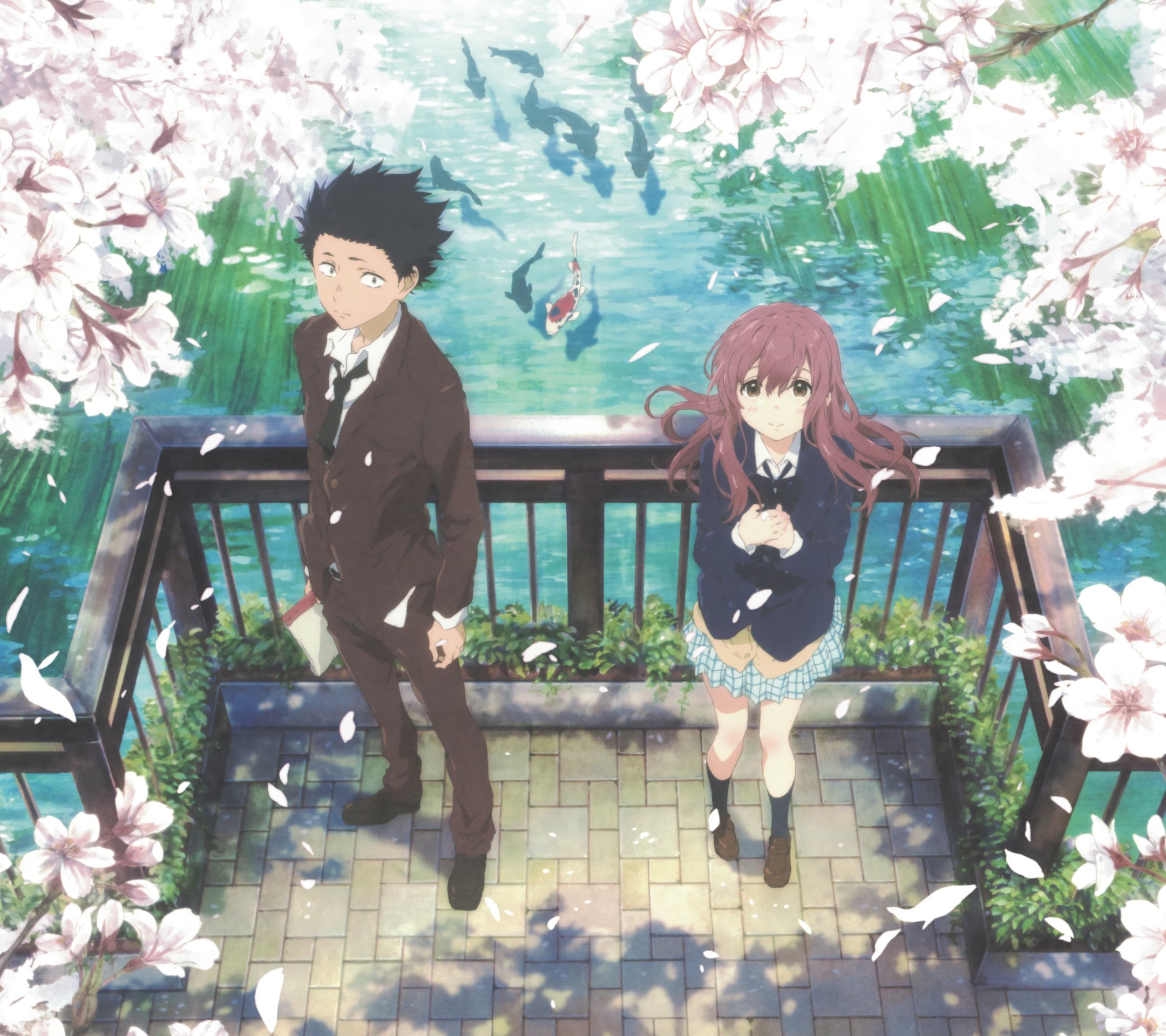 Koe no Katachi Shouya Ishida Shouko Nishimiya.Android wallpaper 2160× ...