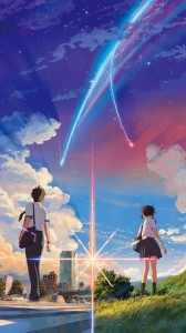 Kimi no Na wa Taki Tachibana and Mitsuha Miyamizu 2160x3840