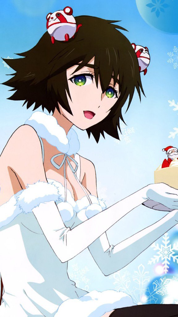 Steins;Gate – Mayuri Shiina Christmas 1080×1920 – Kawaii Mobile