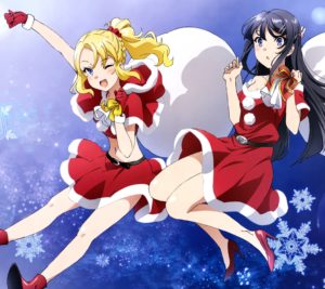 Christmas anime Mai Sakurajima Nodoka Toyohama 2160x1920
