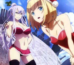Christmas anime Milinda Brantini Frolaytia Capistrano.Android wallpaper 2160x1920