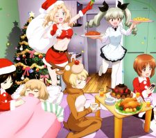 Christmas Girls und Panzer 2160×1920 – Kawaii Mobile