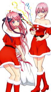 Christmas Go-toubun no Hanayome Ichika Nakano Nino Nakano 2160x3840