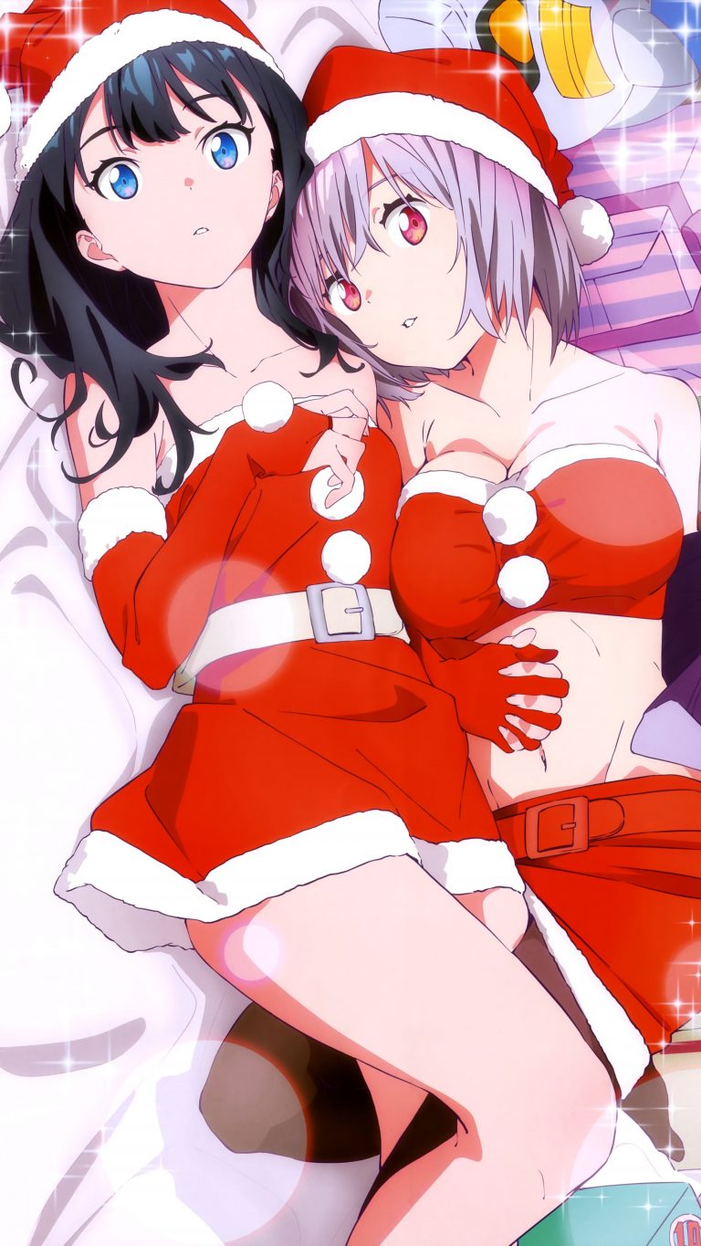 Christmas SSSS.Gridman Akane Shinjo Rikka Takarada 2160×3840 – Kawaii