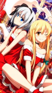 Christmas anime wallpaper 1080x1920