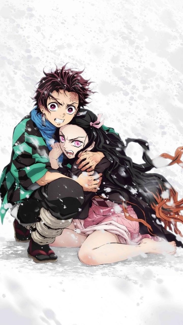 Kimetsu no Yaiba Tanjiro Kamado Nezuko Kamado 720×1280