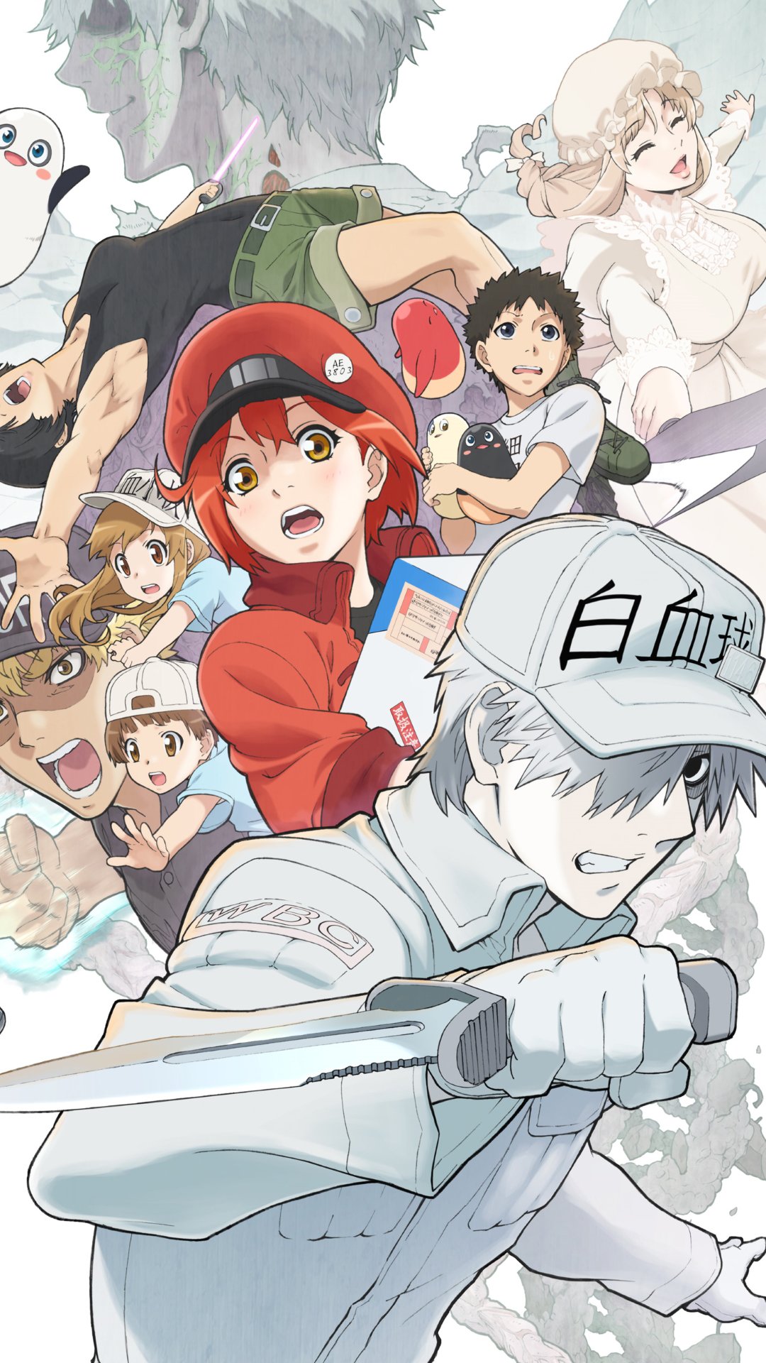 Hataraku Saibou 1080×1920 – Kawaii Mobile