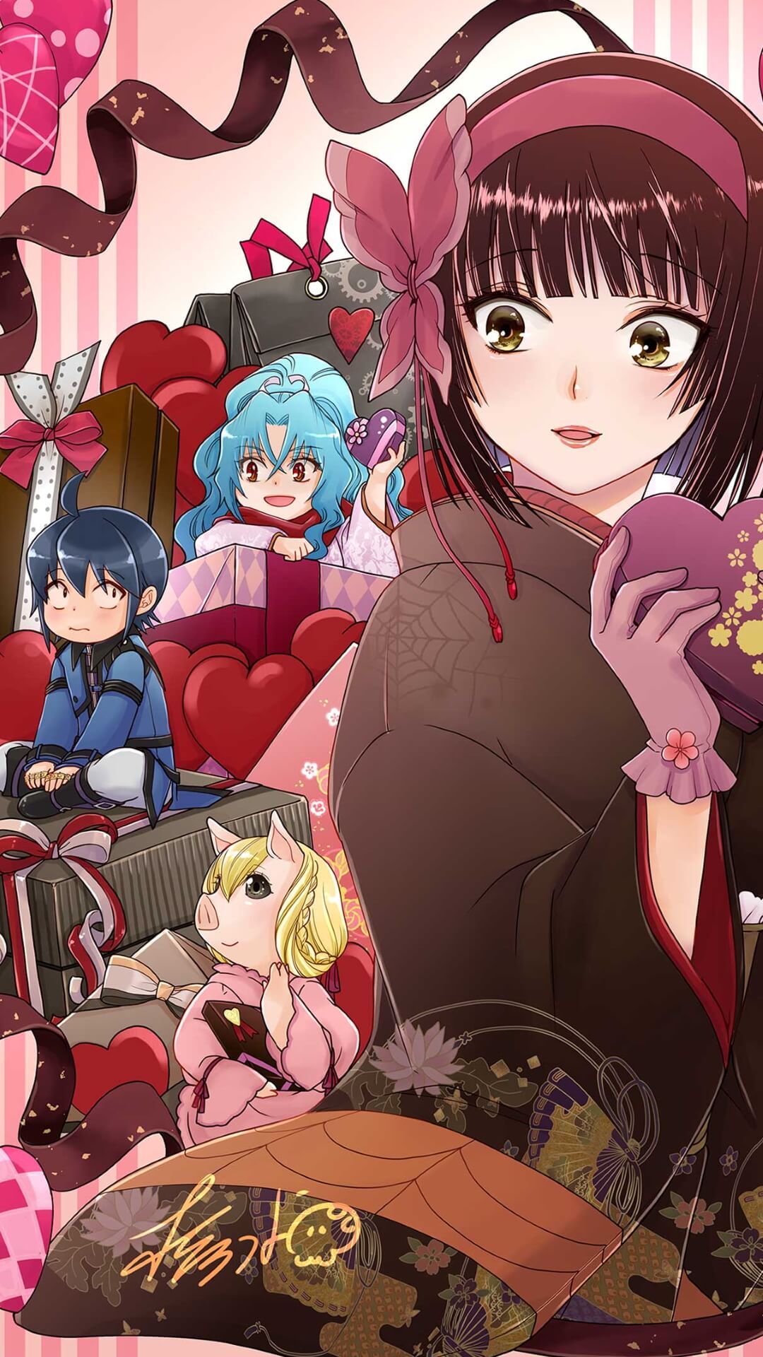 Isekai, Makoto Misumi, Mio, Tomoe android 960x800 wallpaper