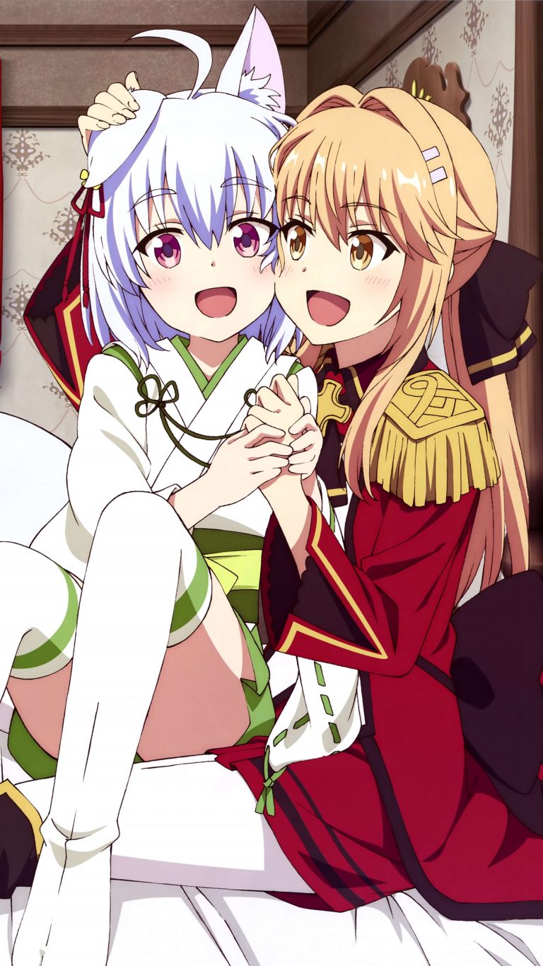 Liscia Elfrieden And Tomoe Inui Iphone X Wallpaper