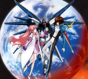 Mobile Suit Gundam SEED Kira Yamato Lacus Clyne.Android wallpaper 2160x1920